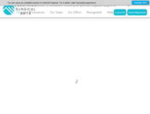 Tablet Screenshot of cosurgicalarts.com